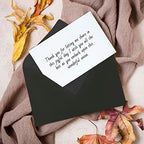 Darling Souvenir A7 Black Invitation Envelopes (5 1/4 x 7 1/4) Euro V-Flap 80 LBS Ideal for Weddings, Birthday, Invitations, Baby Shower,Greeting Cards -Packs & Colors Available