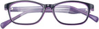 ALWAYSUV Computer Glasses Blue Light Blocking for Kids Boys Girls Teens Children Gaming Eyewear Reduce Eyestrain Glasses Purple