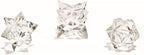 Jet International Merkaba Crystal 12+14+20 Point Energy Generator – Natural Gemstone Sacred Geometry Tool for Meditation, Reiki, Chakra Balancing, Healing & Spiritual Growth