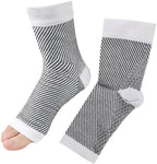 EXCEART Pressurized Ankle Support Sleeve Pair Breathable Compression Ankle Brace for Men Women Sports Running Walking Size L Xl
