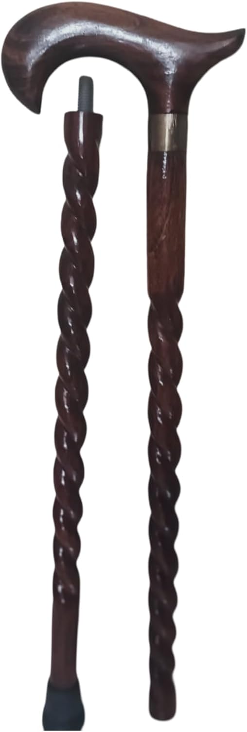 Decor&More Antique Walking Cane Wooden Walking Stick Designer Handle Cane Walking Stick for Men Women & Seniors