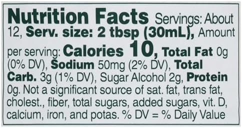 Maple Grove Farms, Syrup, Sugar Free, Maple Flavor, 12 Ounce (Pack of 12)