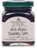 Stonewall Kitchen Gourmet Wild Maine Blueberry Jam, Bursting with Tiny, Hand Raked Maine Blueberries, Made in USA, Comes in Beautiful Jar, 3.75 oz