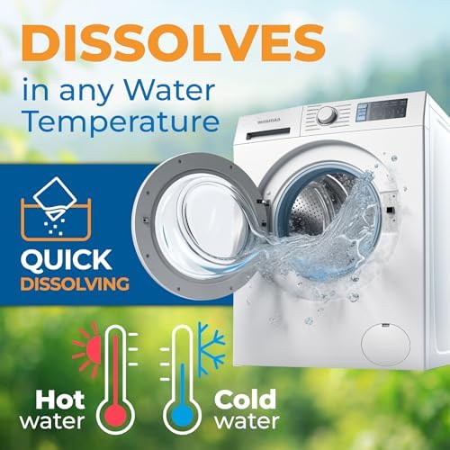 Gull Living Travel Laundry Detergent Sheets Unscented - 10 Loads - Dissolves Quickly, Removes Stains & Odors - For Home and Travel Laundry Sheets Detergent