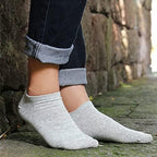 12-30 Pairs Low Cut Ankle Socks for Men Thin Breathable Casual No Show Athletic Socks Bulk