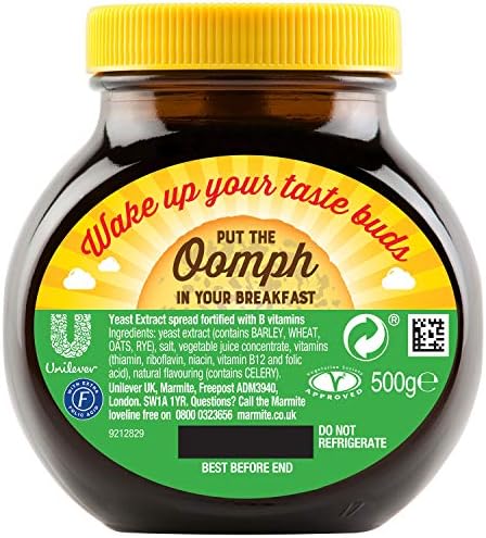 Marmite Yeast Extract Paste 500 g (Pack of 3)