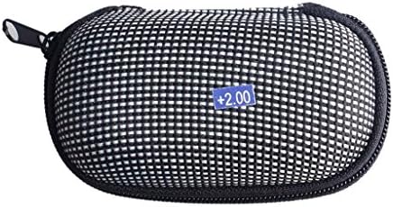 Mens Womens Folding Reading Travel +3.00 Glasses w Case 16 Strengths Available