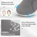 Womens Walking Shoes Comfortable Wide Diabetic Shoes Adjustable Zero Drop Edema Shoe Breathable Neuropathy Nursing Shoes Casual Wide Width Sneakers