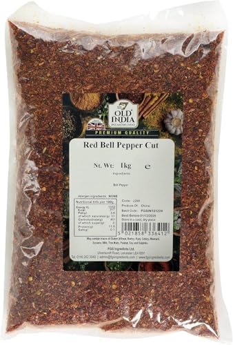 Old India Red Bell Pepper Cut 1 Kg