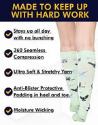 Compression Socks for Women & Men Circulation - 15-20 mmHg Compression Socks - Best Support for Nurses, Running, Athletic