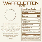 Bahlsen Waffeletten Dark Chocolate Dipped Cookies (12 boxes) - Delicate wafer rolls dipped in rich dark European chocolate - 3.5 oz boxes