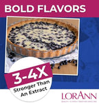 LorAnn Oils Super Strength Flavoring - Used For Candy Making, Flavoring, Baking, Hard Candy, & Flavor Oils - Bold, Natural Flavors 4X Stronger Than Extracts - Blueberry, Pack of 2, 0.125 fl oz