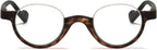 Retro Half Frame Reading Glasses Half Moon Semi Rimless Readers Vintage Round Oval Eyeglasses Men Women