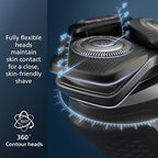 Philips Norelco Shaver 6000, Rechargeable Wet & Dry Shaver with 2-in-1 Click On Beard Styler (5 Length Settings) and Precision Trimmer, S6600/90 (Renewed)