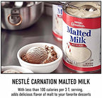Carnation Malted Milk, Dry Shelf Stable Malted Milk, Great for Baking, Shakes, Sundaes, 2.72 lb Can