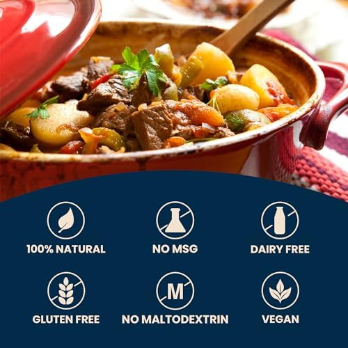 Massel Ultracube Beef Style Bouillon Cubes - Gluten & Dairy Free, MSG-free, Non-GMO, Trans Fat Free, No Animal Content - Soup Base Seasoning for Ramen, Soup & Stew (1 x 105 g Pack)
