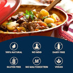 Massel Beef Style Bouillon Cubes | 10 Cubes | Plant Based Broth & Soup Base | Gluten & Dairy Free, Vegan