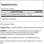 Swanson Astragalus Root - Herbal Supplement Promoting Immune System Support - Natural Formula Supporting Heart & Liver Health - (100 Capsules, 470mg Each)