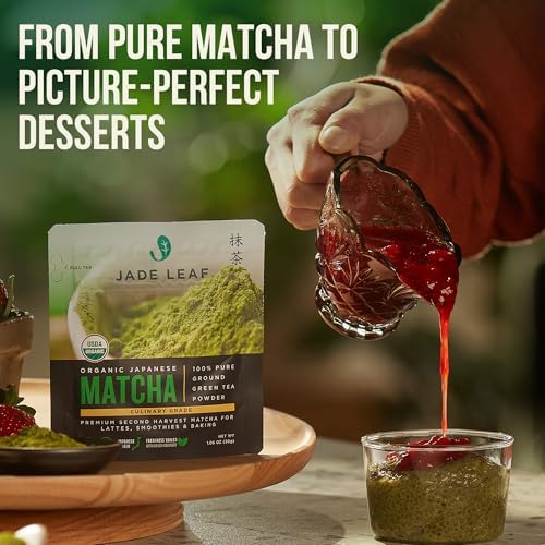 Jade Leaf Matcha Organic Culinary Grade Matcha Powder - Japanese Green tea for Baking, Smoothies, Lattes, and Skin Care, 30g / 1.06 Ounce (Pack of 1)