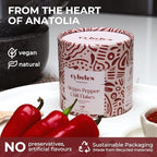 Cybele’s Harvest Aleppo Pepper Flakes 2.8oz, Turkish Red Chili Flakes, Crushed Red Pepper (Pul Biber) (Hot)