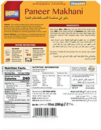 Ashoka Meals 1932, Vegetarian Tomato Cheese Curry, All-Natural, Kosher Certified, Ready to Eat Indian Meals, Authentic Paneer Makhani, Great for Offices, No Preservatives, Pack of 5