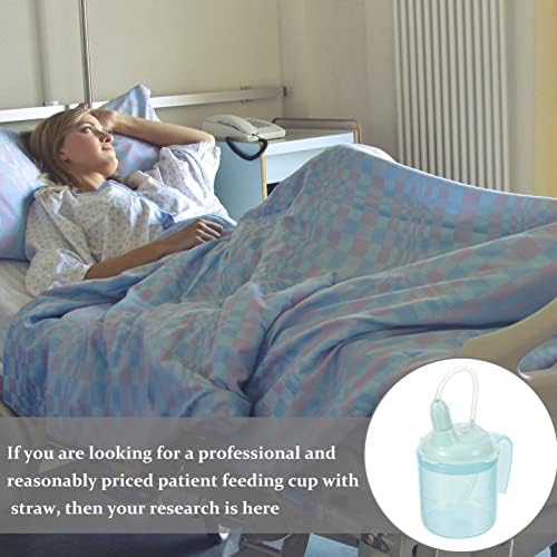 Elderly Care Cup Independence Sip Cups No Spill Feeding Practical Straw Liquid Mugs Drinking Glasses Disabled Drinking Bottle Pregnant Woman Multipurpose Silica Gel Product