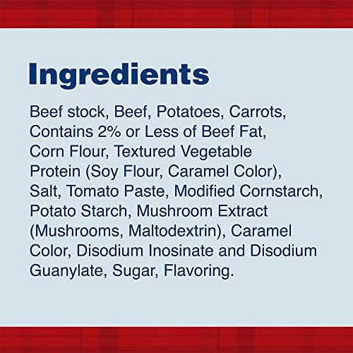 DINTY MOORE Beef Stew, 15 oz (8 Pack), Fully Cooked & Ready-To-Eat with Fresh Potatoes & Carrots, Gluten-Free, 10g Protein, No Preservatives, Perfect for Noodles, Biscuits & Hot Pies