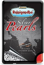 Rajnigandha Saffron Blended Silver Coated Pearls, Elaichi - 6.25g - (Pack of 3)