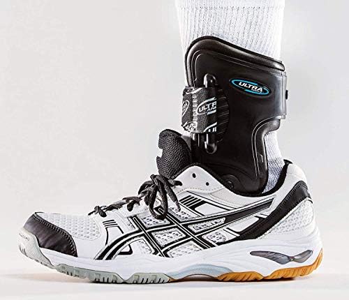 Ultra High-5 Ankle Support Brace – Everyday Stability Gear for Chronic Ankle Instability – Rigid Bilateral Shell, Boot-Ready Fit for Workers, Hikers, & Comfortable Support for Active Aging Adults - Medium