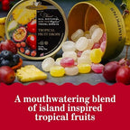 Simpkins Candy Travel Sweets, Tropical Fruit Drops, 7 Ounce Tin (Pack of 6)