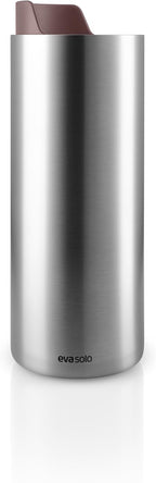 EVA SOLO | Urban to Go Cup 0.35 L Vintage Brown | Double-Walled Thermo Cup with Vacuum Insulation | Dishwasher-Safe Cup with Practical Easy Grab Strap & Click Lid | Vintage Brown