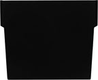 Akro-Mils 40120 Plastic Width Dividers for 4" Tall Shelf Bins Models 30120, 30128, and 30124, Custom Storage Inserts for Tools, Crafts & Supplies, 24-Pack, Black