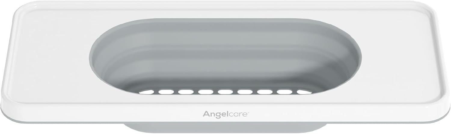 Angelcare Bath Shelf | Fits Standard Bathtubs Up to 28" Wide | Collapsible Drain-Through Basket | Lightweight Bathtub Caddy & Toy Organizer | Durable, Water-Resistant and Easy to Clean