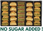 Tafe Sugar Free Assorted Baklava Gift Box - No Added Sugar Diabetic Friendly Snacks - Premium Turkish Pastry with Pistachio & Cashew - Authentic Mediterranean Dessert - 8.82 oz (250g)