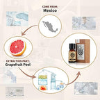 AKARZ Grapefruit Essential Oil Natural Organic Pure Premium Therapeutic Grapefruit Oil for Skin Body Hair Care,Diffuser, Candle,Soap,Making, DIY,Massage Aroma 0.34 Fl Oz (10ml)