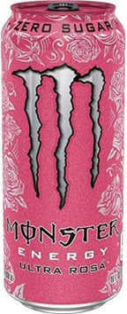 Monster Energy Drink Variety -Low Calorie Pack - 16 ounce (Pack of 12) + Stinger Energy Chews