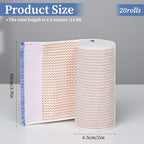 20 Pack Elastic Bandage Wrap, 4 Inch Athletic Stretchable Compression Bandage with Self Closure on Both Ends for Wrists, Legs, Elbow, Knee, Shoulders Wraps