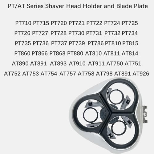 Shaver Head Holder and Blades Plate Frame Men's Razor Replacement for Philips HQ8 PT720 PT722 PT725 AT890 AT891 AT893 8170XL 8175XL Accessories Shaving Replacement Parts