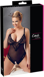 Cottelli Collection Crotchless Body, Black, XX-Large, 180 Gram
