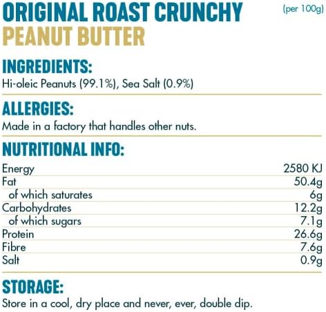 MANILIFE Original Crunchy Peanut Butter, 295 GR