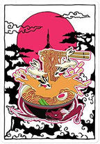 Teegarb Novelty Udon Noodle Nigiri Nachos Japanese Foods Enthusiast Hilarious Hot Broth
