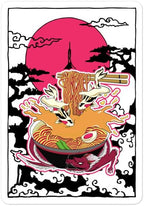 Teegarb Novelty Udon Noodle Nigiri Nachos Japanese Foods Enthusiast Hilarious Hot Broth