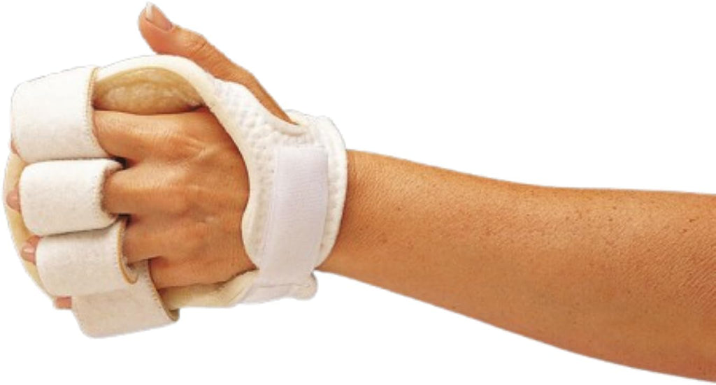 Rolyan – Palm Protector – Left Hand – Finger Separator Glove – Single Pack, Soft Padded Palm Guard for Hand Contractures and Finger Spasticity, Lightweight Hand Protector, Washable