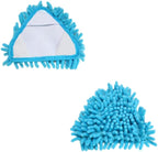 Triangle Mop Head Absorbent Microfiber Chenille Mop Brush Head Replacement Cleaning Tool 2PCS,Mop Refill Head