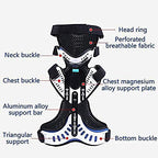 Orthosis Cervical Thoracic Halo Brace, Head Neck Chest Orthosis Adjustable Cervical Thoracic Orthosis U Lumbar Support, Angle Adjustable Breathable