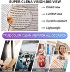 OCCI CHIARI Big Reading Glasses Women Stylish Square Reader 1.0 1.5 2.0 2.5 3.0 3.5 4.0 5.0 6.0(125+ Black/clean)