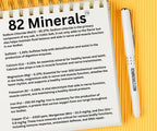 82 Minerals French Grey Sea Salt | Premium Hand-Harvested Sel Gris | 4oz Coarse Mineral & Electrolyte Finishing Salt