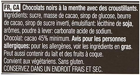 Elizabeth Shaw Dark Mint Crisp Chocolates 175g