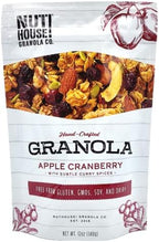 NutHouse! Granola Company - Premium Apple-Cranberry Granola | Certified Gluten-Free, Non-GMO, Kosher | Vegan, Soy-Free | 12 oz. Bag (3-Pack)