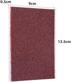 Carborundum Sponge Nano Emery Sponge Brush Eraser Scrub Kitchen Cleaning for Removing Rust Pots，Household Cleaning Tool (Dark brown-20pcs)